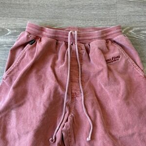 Vintage Crazy Shirts Hawaii Chile Dyed Cotton Jogger Sweat Pants Medium Pink